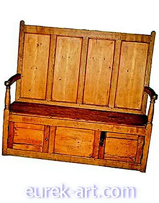 Antiquitäten & Sammlerstücke - Pine Panel Bench: Was ist das?  Was ist es wert?