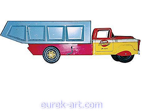 antikvariniai daiktai ir kolekcionuojami daiktai - Žaislinis sunkvežimis „Lumar Contractors“: kas tai?  Ko verta?