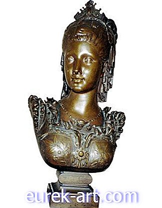 antikviteter og samleobjekter - Bronze-buste af Raphaella: Hvad er det?  Hvad er det værd?