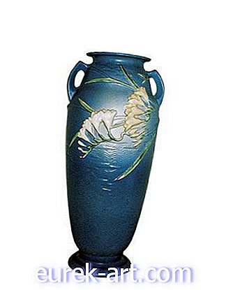 antiguidades e colecionáveis - Vaso de cerâmica Roseville: o que é?  O que vale a pena?