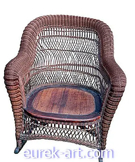 barang antik & koleksi - Wicker Rocking Chair: What Is It?  Apa Berharga?