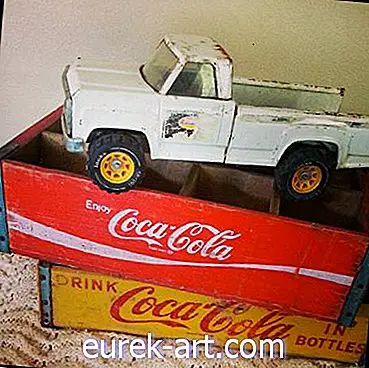 antiguidades e colecionáveis - Carrinho de Mercado de Pulgas: Tonka Truck & Crates de Shannon