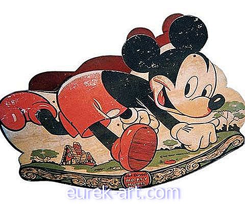 antikviteter og samleobjekter - Mickey Mouse Rocker: Hva er det?  Hva er det verdt?