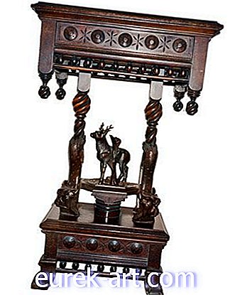 antikvariniai daiktai ir kolekcionuojami daiktai - Šoninis stalas: kas tai yra?  Ko verta?