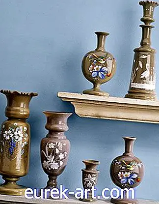 senlietas un kolekcionējamie priekšmeti - Viktorijas laika Bristoles glāze