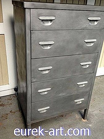 barang antik & koleksi - Haul Market Flea: Steampunk Metal Dresser milik Carol