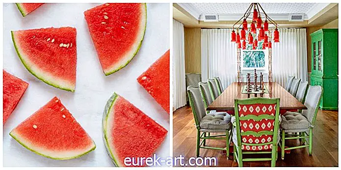A görögdinnye a legfiatalabb új szín, amely ezen a nyáron veszi át az otthonokat-színes inspiráció