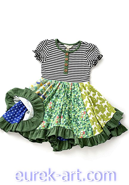 Ось чудовий погляд одягу для чарівних дитячих одягу Джоанни Гейнс