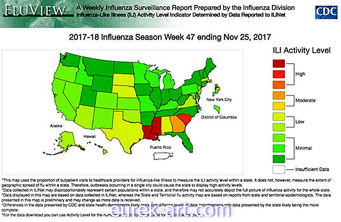 W tym roku grypa w południowe stany uderzają najmocniej