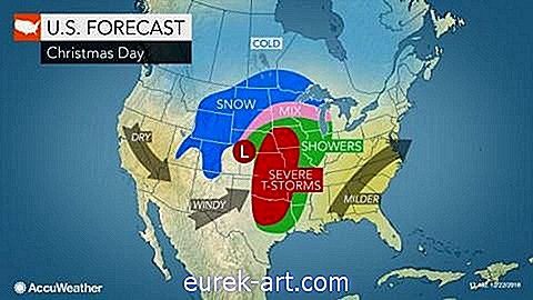 En kæmpe snestorm kommer til at ramme dele af USA i julehelgen