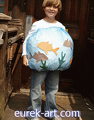kraf & projek diy - Buat Kostum Halloween Anda Sendiri Daripada Beg Sampah