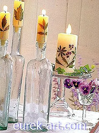 Свещи за сушени цветя