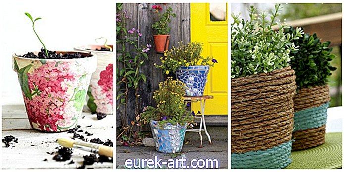 24 Cara Kreatif Serius untuk Merapikan Pot Bunga
