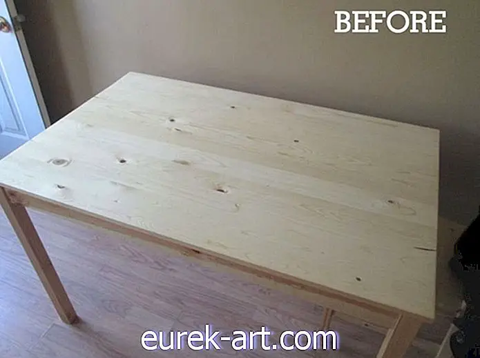 До і після: Дивіться цей звичайний кухонний стіл перетворитеся на гігантську монопольну дошку