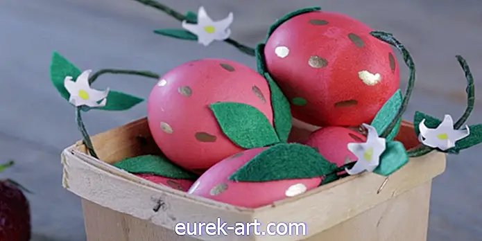 hantverk & dagprojekt - Dessa påskägg för jordgubbar kan vara den sötaste dekorationsidén än