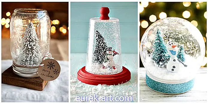 13 globos de nieve DIY que te emocionarán por Navidad