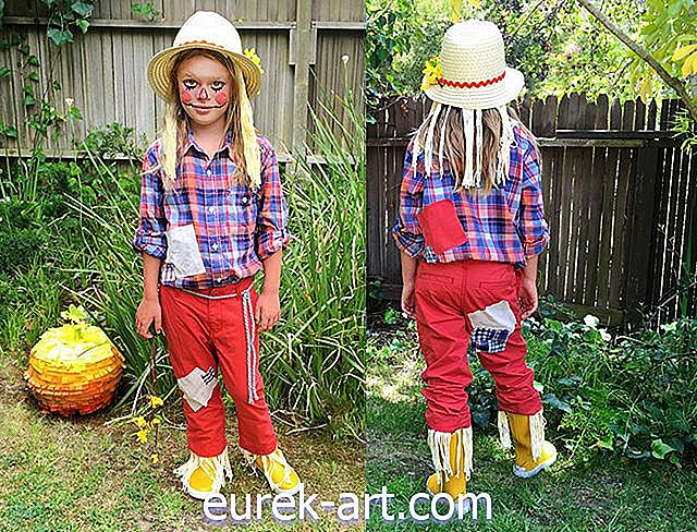 kraf - Kostum Scarecrow Homemade Mudah