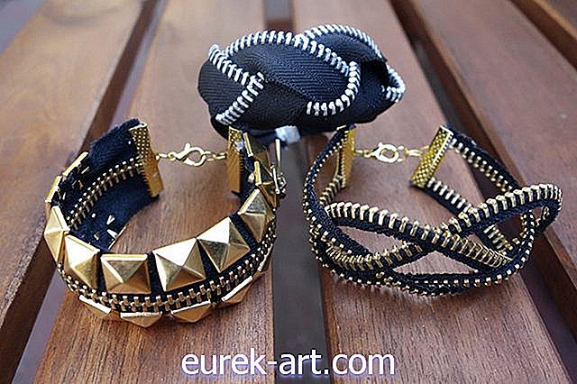 Faça pulseiras usando o Zippers Tutorial (3 maneiras!)
