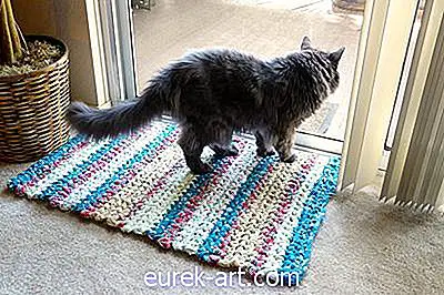 Comment faire des tapis en chiffon crocheté