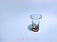 håndverk - Slik lager du et glassbilde med skuddglass