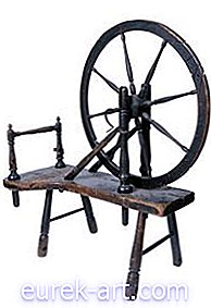 hantverk - Hur man använder ett antikt snurrhjul