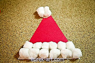 занаяти - Как да направите шапка на Дядо Коледа от хартия