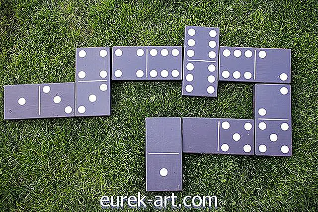 Come realizzare Domino in legno giganti (per divertirti nel cortile!)