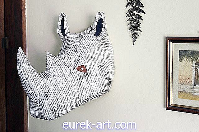 kunsthåndværk - DIY Rhino Bust