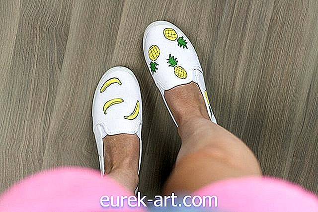 Kako slikati na platnenih čevljih