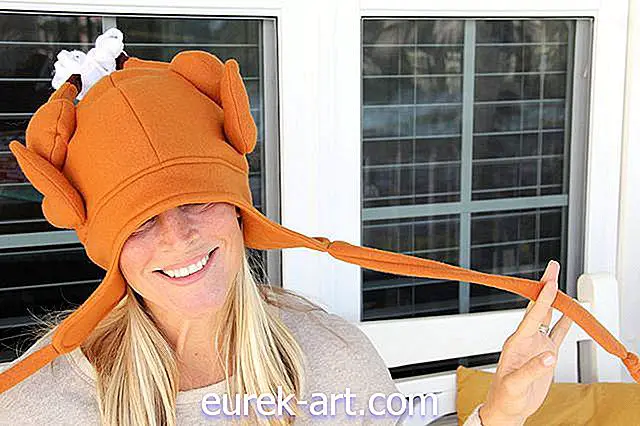 artesanía - Sombrero de pavo de acción de gracias de bricolaje (con patrón gratuito)