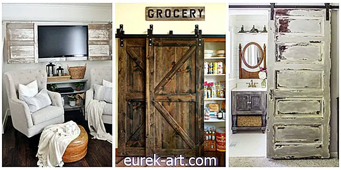 ideas de decoración - 21 nuevas formas de incorporar puertas de granero en su hogar
