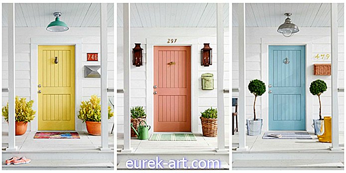 díszítő ötletek - 5 egyszerű módszer a bejárati ajtó színes átalakításához