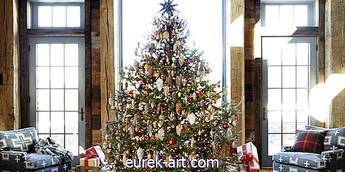 idee decorative - 20 alberi di Natale rustici che adorerai più delle porte della nave e del fienile