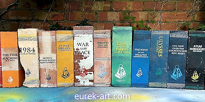 A Book Worms szeretni fogja ezeket a gyönyörű "regényeket", amelyek Vintage téglából készültek