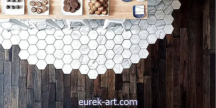dizajnové nápady - Podlahy, ktoré kombinujú dlaždice a tvrdé drevo, sú posledným trendom, ktorý dominuje Pinterestu
