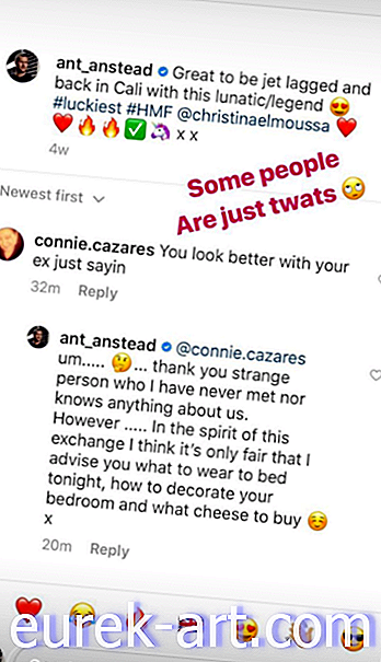 Christina El Moussa barátja, Ant Anstead csak leállt egy gyűlöletről, aki azt mondta, hogy jobban néz ki az exjével
