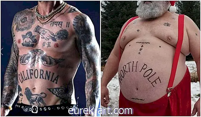 국가 전역의 남자들이 아담 레빈과 그의 악명 높은 문신을 트롤링하고 있습니다.