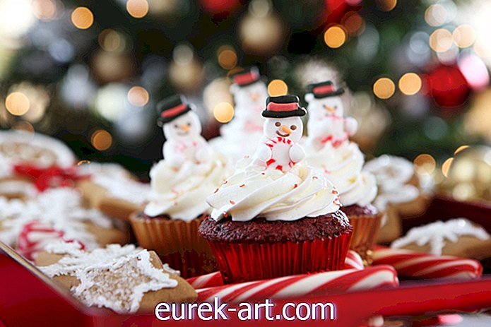 đồ uống thực phẩm - 34 Cupcakes Giáng sinh để thỏa mãn chiếc răng ngọt ngào của ông già Noel