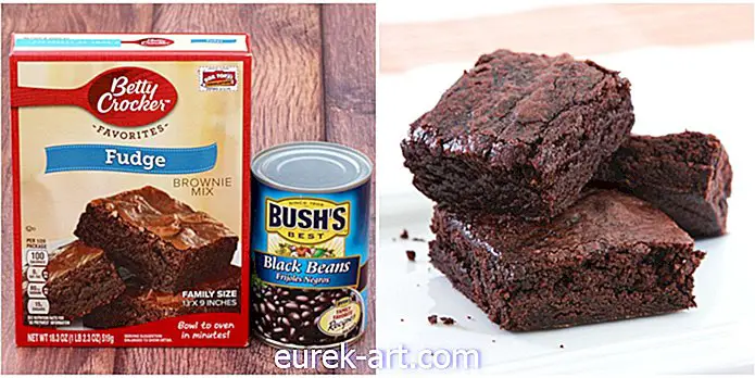Hvis du vil gjøre dine brownies sunnere, bak dem med svarte bønner