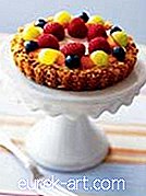 еда напитки - Зерновые пироги с йогуртом и свежими фруктами
