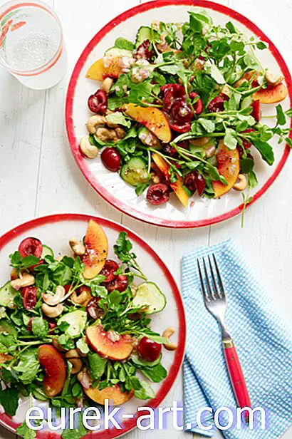 mad og drikke - Ingefær vandkarse-og-kirsebær salat