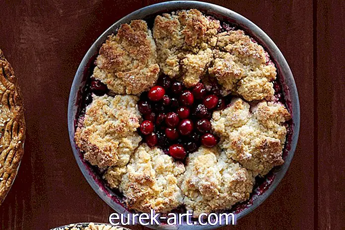 đồ uống thực phẩm - Cranberry-Cherry Cobbler Pie
