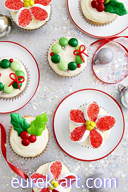 makanan & minuman - Krismas Candy Cupcakes