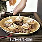 Mini Triple-Decker Pastrami Reuben Smörgåsar
