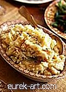 Sadrupinātus kartupeļus ar karamelizētiem sīpoliem