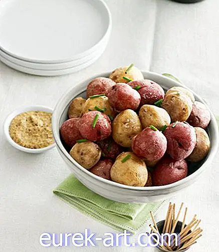 Pommes de terre nouvelles cuites au sel