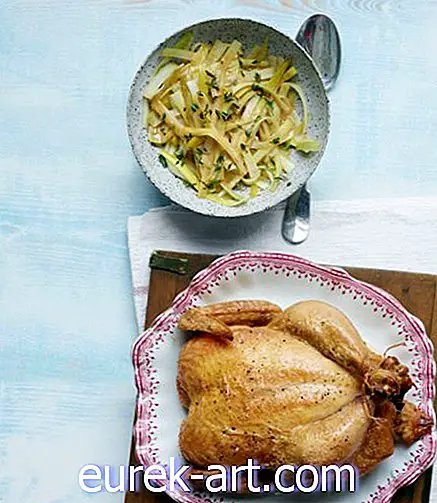 mat og drikke - Stek kylling med baby purre
