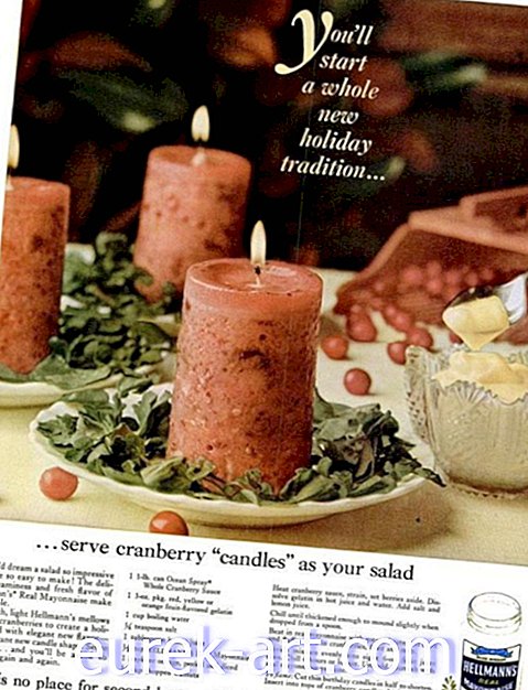 Hellmans engang ønsket folk å lage tranebær salatlys til høytiden
