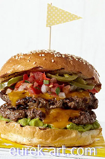 makanan & minuman - Burger Daging Sapi Ganda Tex-Mex