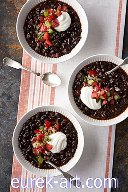 Black Bean-and-Chile suppe